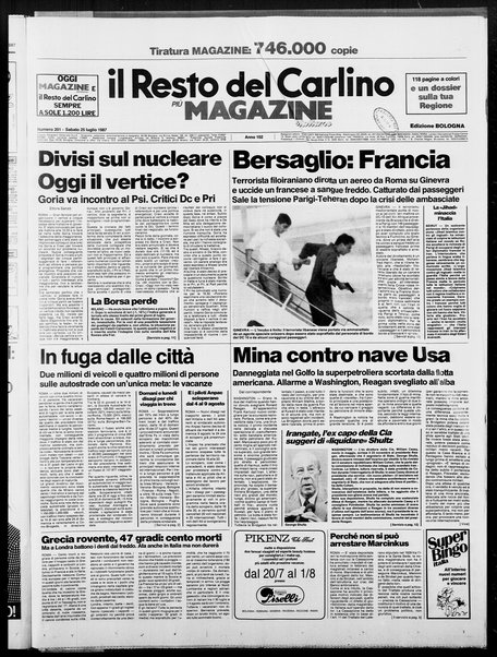 Il Resto del Carlino : giornale dell'Emilia